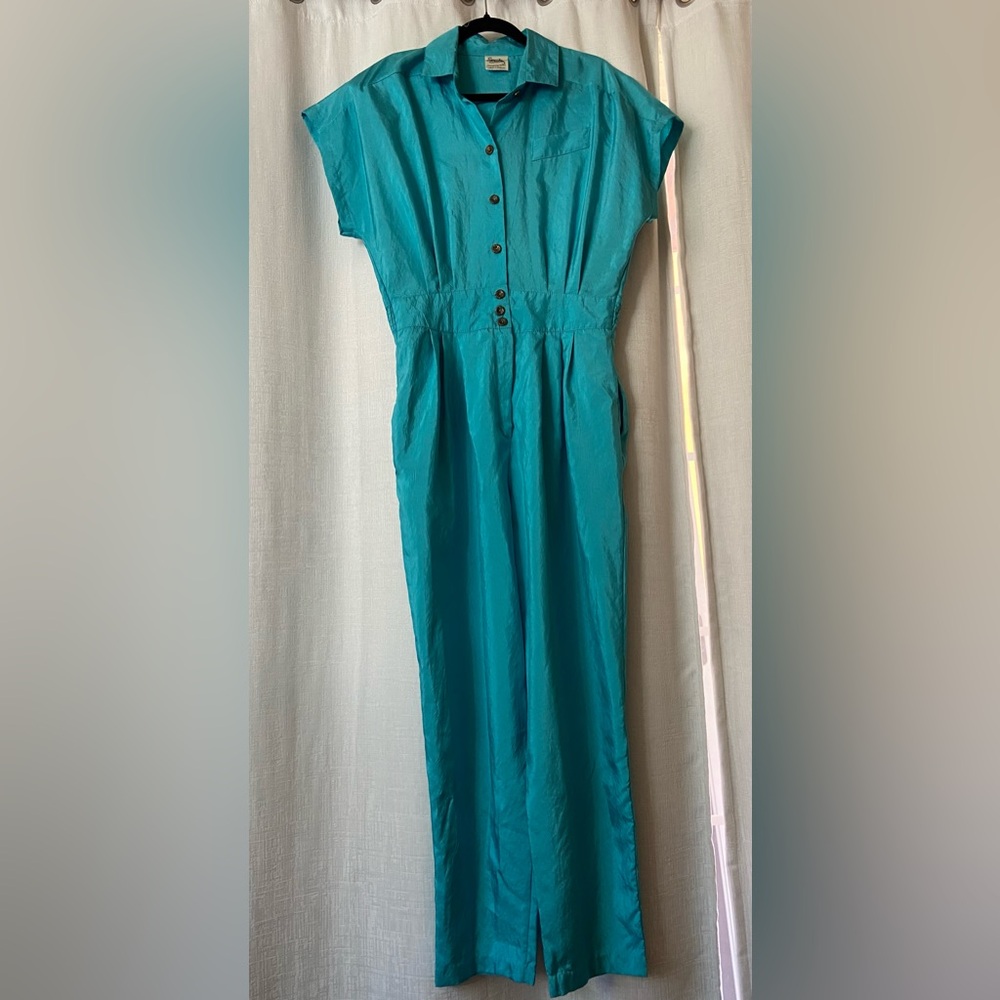 Electric Blue Vintage Jumpsuit
